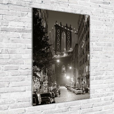 Foto obraz na szkle pionowy Manhattan Nowy Jork