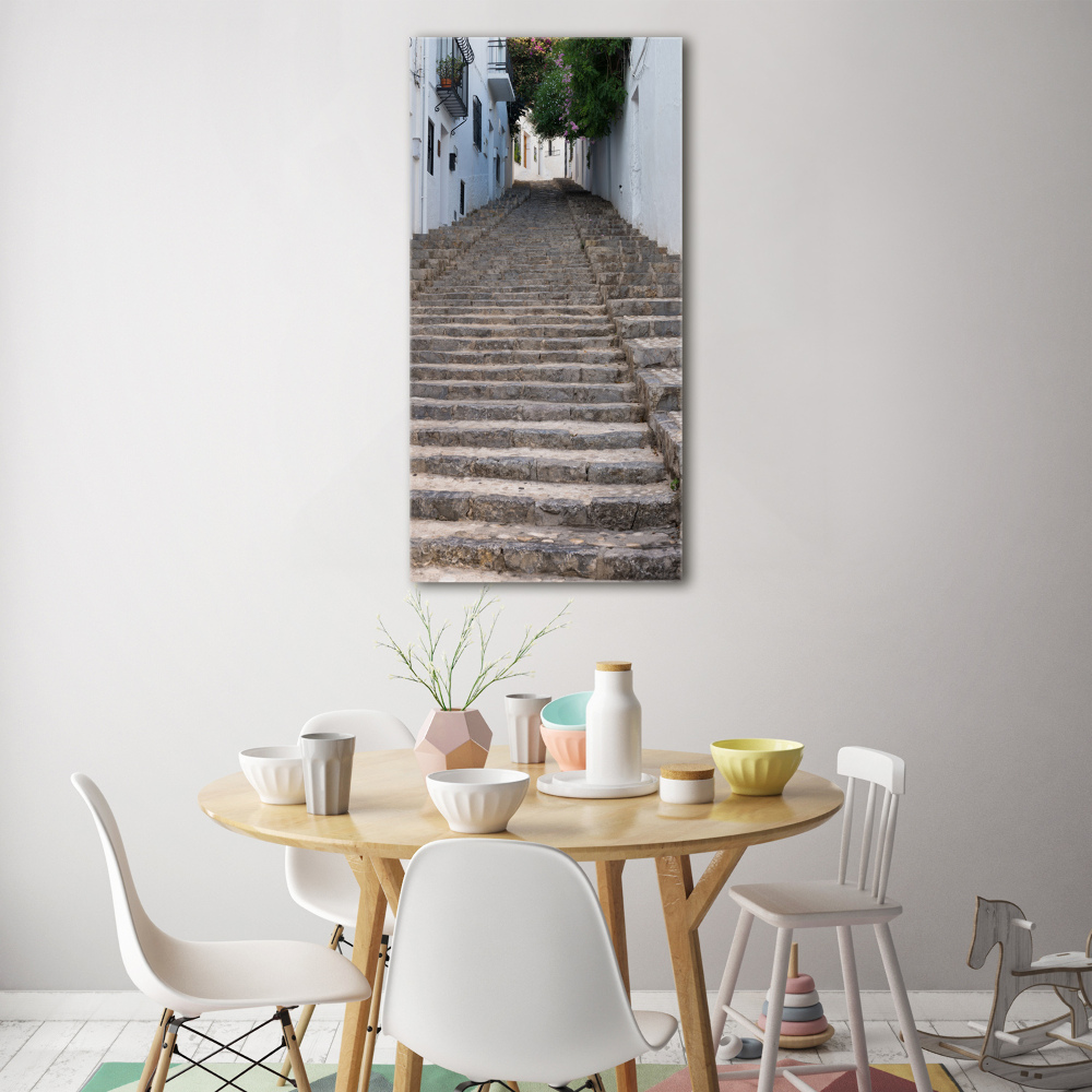 Foto obraz na szkle pionowy Kamienne schody