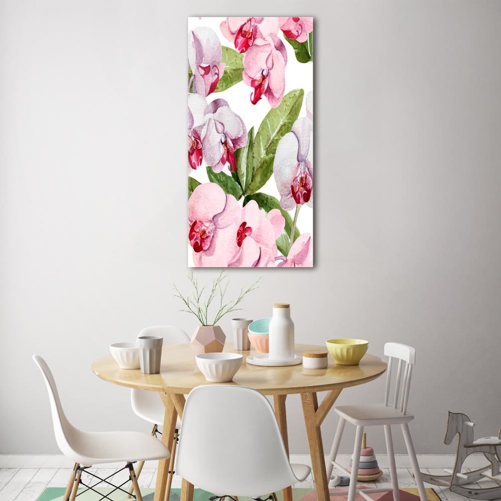 Foto-obraz szkło hartowane pionowy Orchidea
