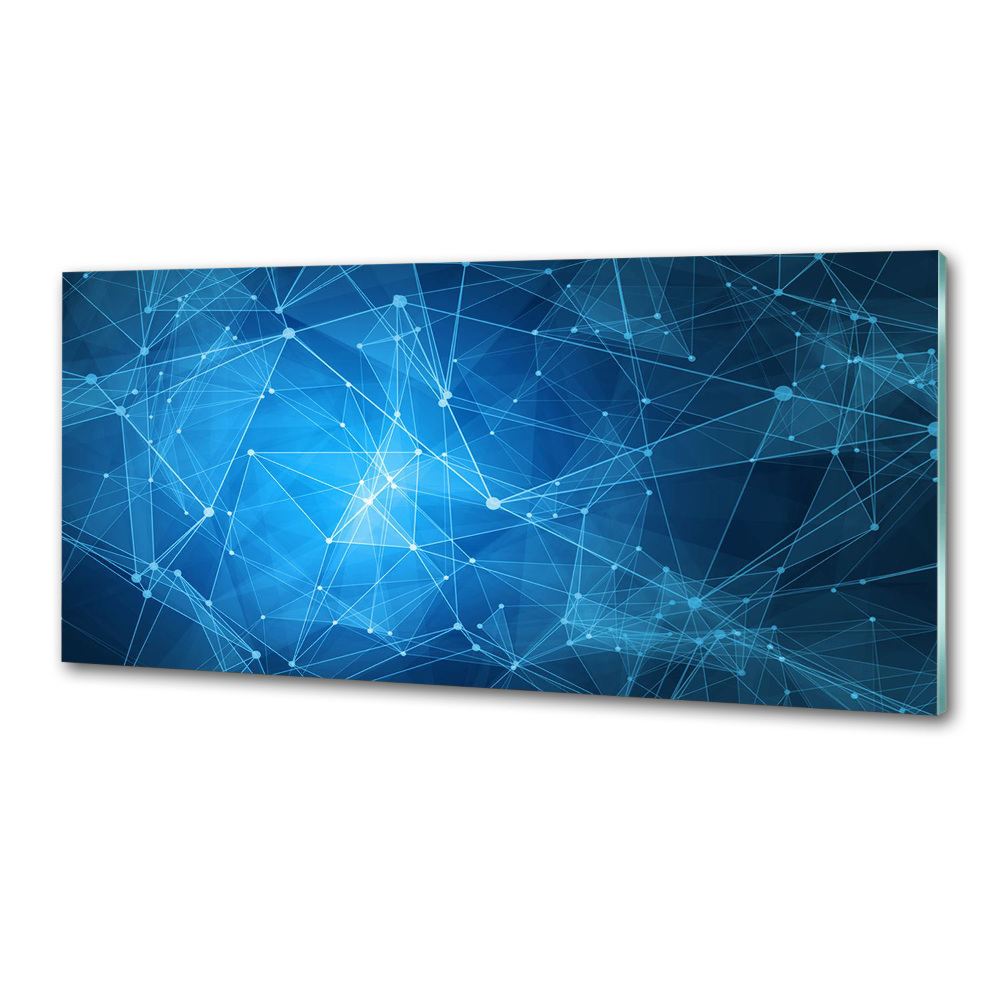 Panel do kuchni Niebieskie linie