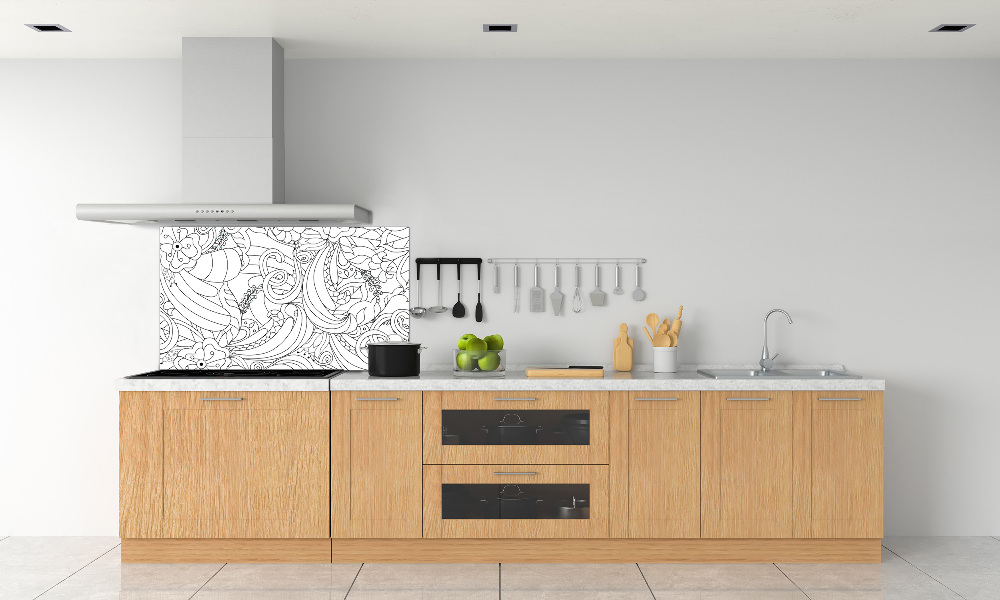 Panel między meble w kuchni Ornamenty