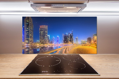 Panel szklany do kuchni Dubaj
