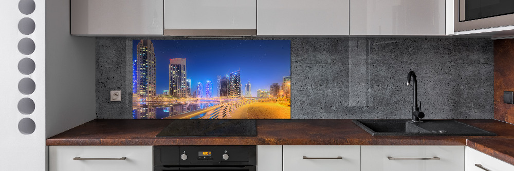 Panel szklany do kuchni Dubaj