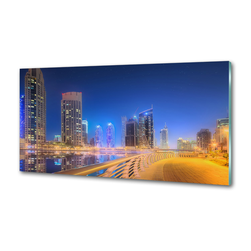 Panel szklany do kuchni Dubaj