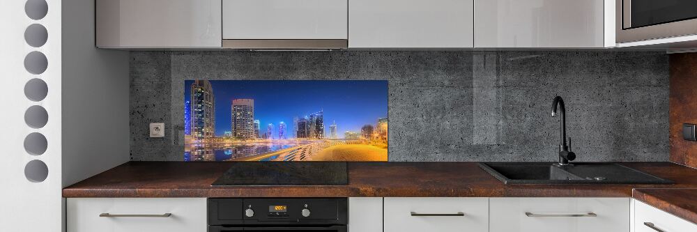 Panel szklany do kuchni Dubaj