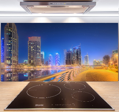 Panel szklany do kuchni Dubaj