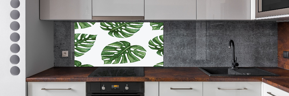 Panel między meble w kuchni Monstera