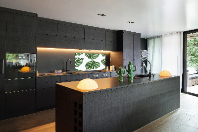 Panel między meble w kuchni Monstera
