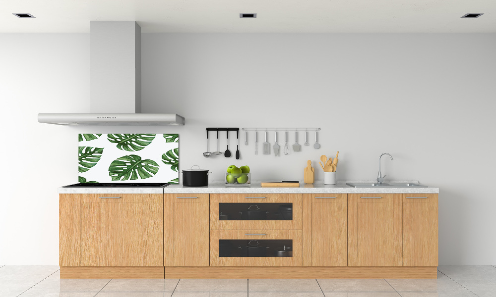 Panel między meble w kuchni Monstera