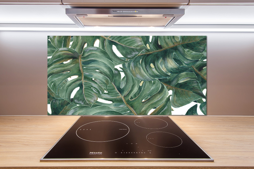 Panel między meble w kuchni Monstera