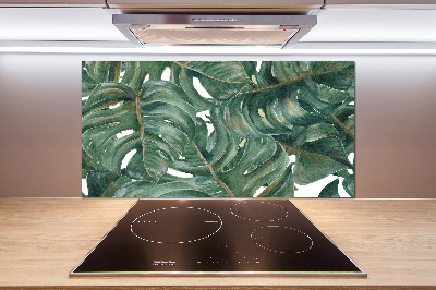 Panel między meble w kuchni Monstera