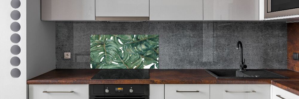 Panel między meble w kuchni Monstera