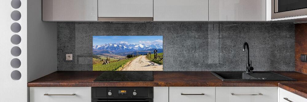 Panel do kuchni Panorama Tatr