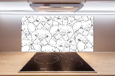 Panel do kuchni Buldogi francuskie
