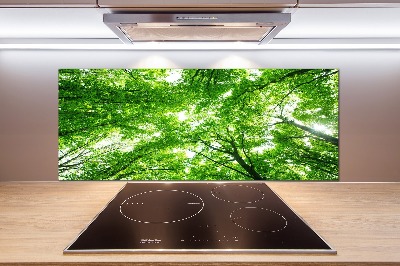 Panel dekor szkło Zielony las