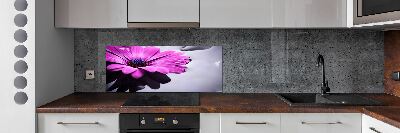 Panel szklany do kuchni Gerbera