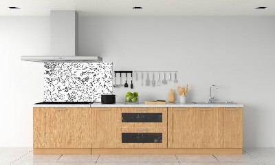 Panel do kuchni Kwiatowy wzór