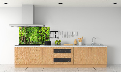 Panel dekor szkło Wiosenny las
