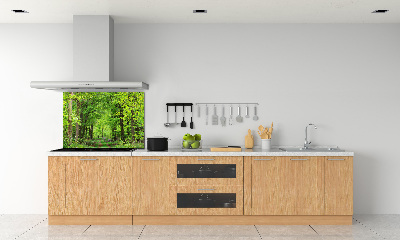 Panel dekor szkło Wiosenny las