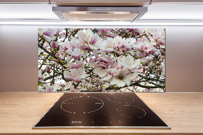 Panel do kuchni Kwiaty magnolii