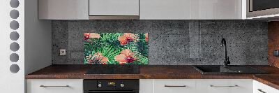 Panel między meble w kuchni Orchidea