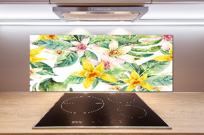Panel między meble w kuchni Orchidea
