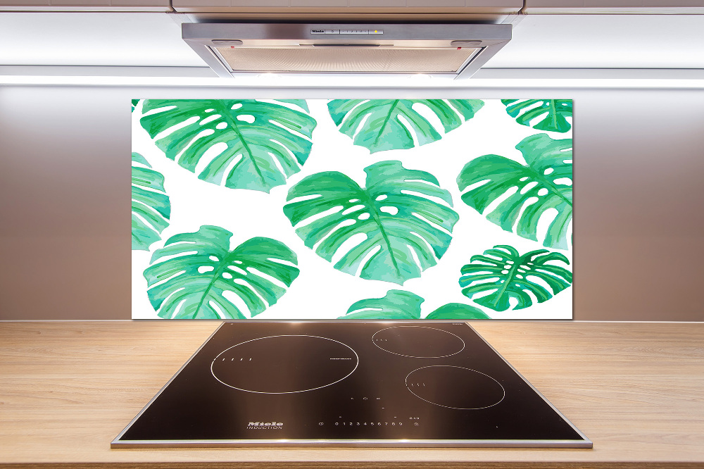 Panel między meble w kuchni Monstera