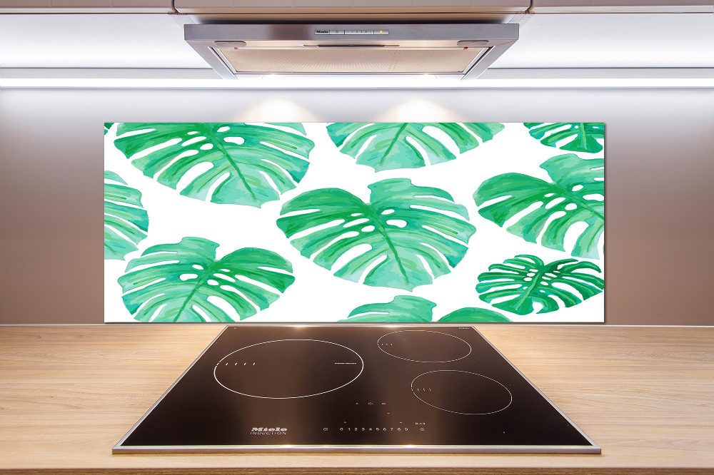 Panel między meble w kuchni Monstera