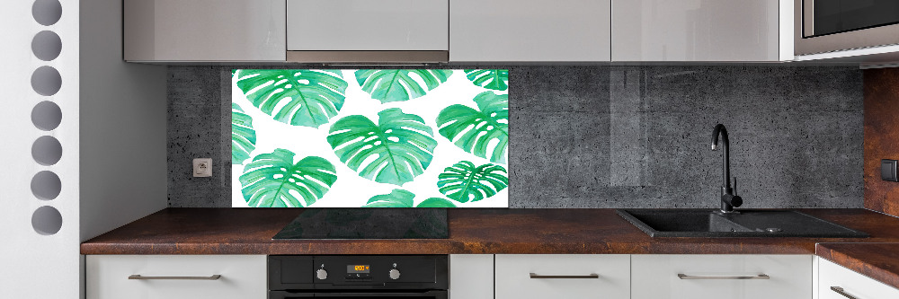 Panel między meble w kuchni Monstera