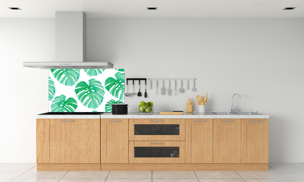 Panel między meble w kuchni Monstera