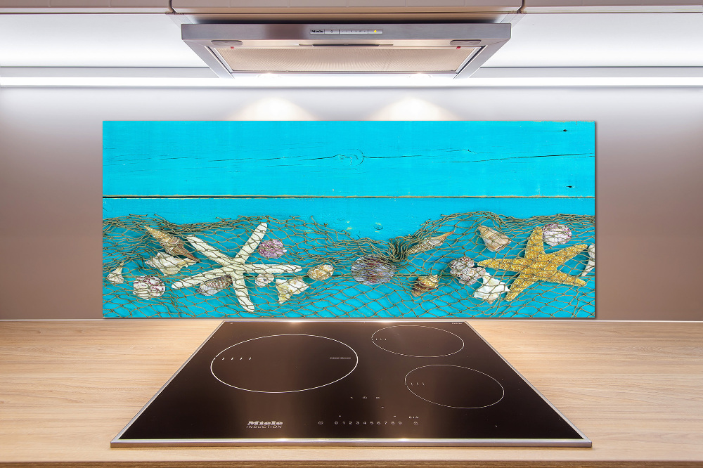 Panel lacobel Rozgwiazdy i muszle