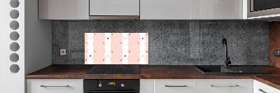 Panel lacobel Kolorowe kropki tło