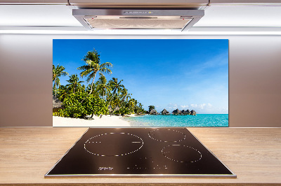 Panel do kuchni Plaża na Karaibach