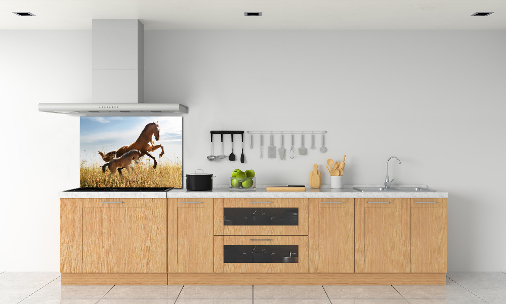 Panel lacobel Klacz ze źrebięciem
