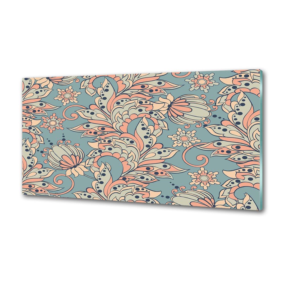 Panel do kuchni Kwiaty etniczne