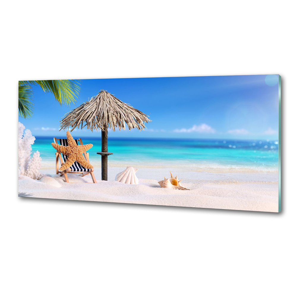 Panel do kuchni Wakacje na plaży