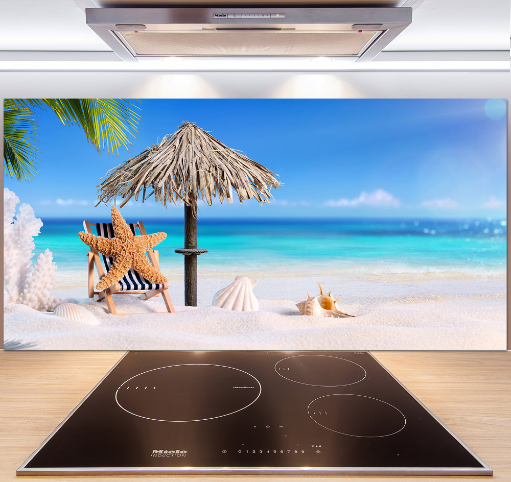 Panel do kuchni Wakacje na plaży