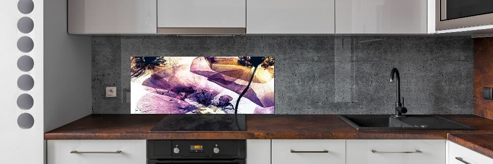Panel dekor szkło Suche maki