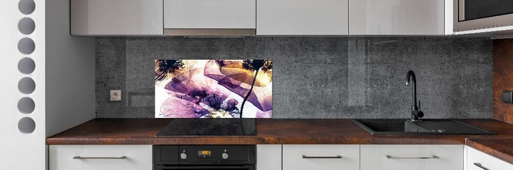 Panel dekor szkło Suche maki