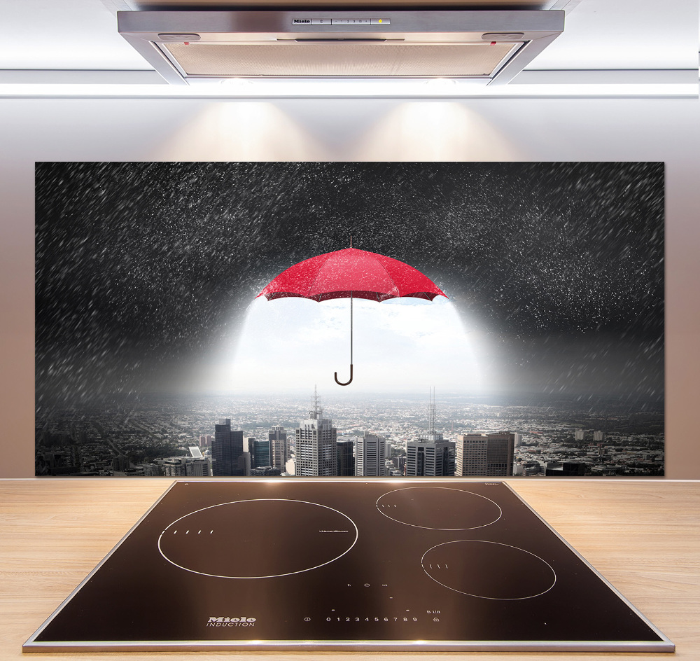 Panel lacobel Parasol nad miastem