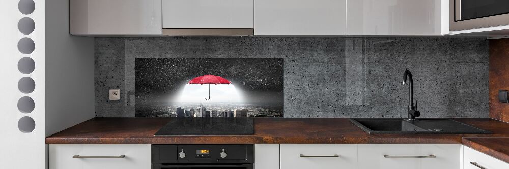 Panel lacobel Parasol nad miastem