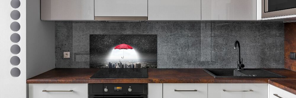 Panel lacobel Parasol nad miastem