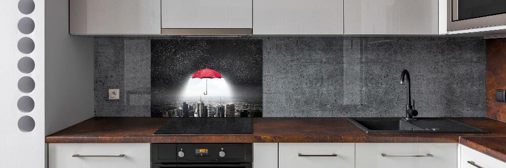 Panel lacobel Parasol nad miastem