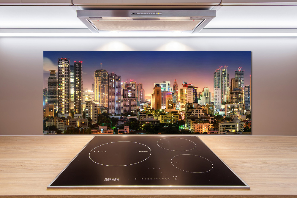 Panel dekor szkło Bangkok nocą