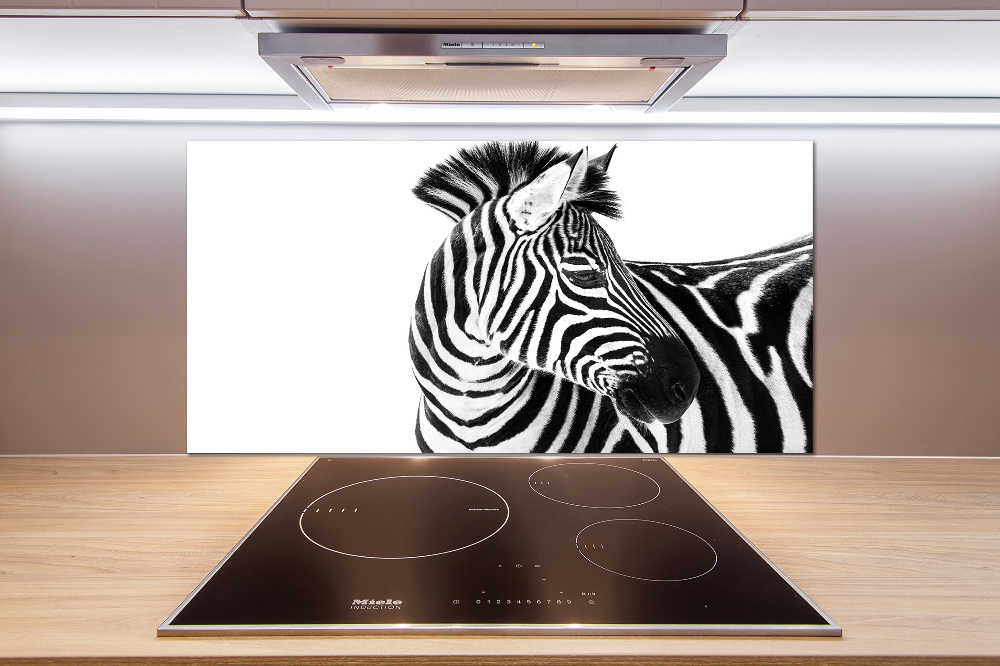 Panel do kuchni Zebra w śniegu