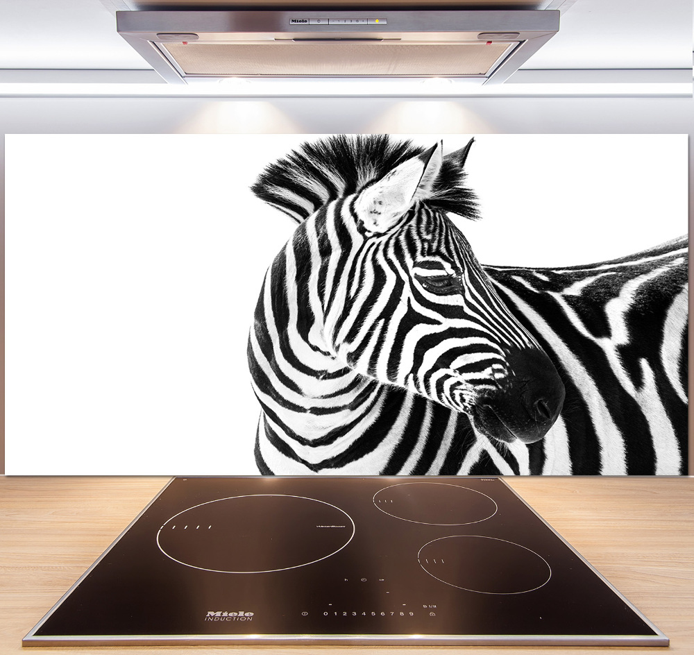 Panel do kuchni Zebra w śniegu