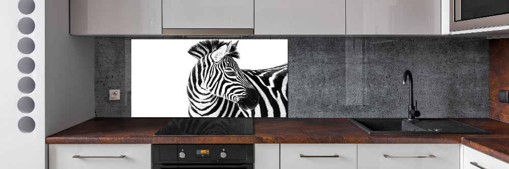 Panel do kuchni Zebra w śniegu