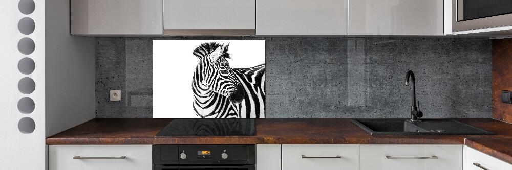 Panel do kuchni Zebra w śniegu