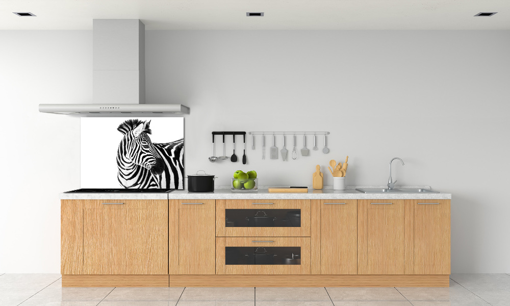 Panel do kuchni Zebra w śniegu