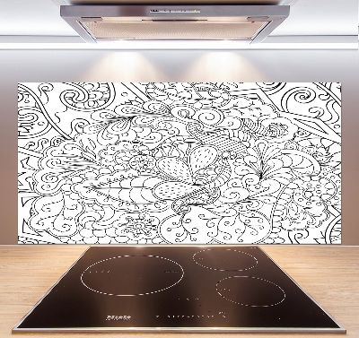 Panel między meble w kuchni Ornamenty